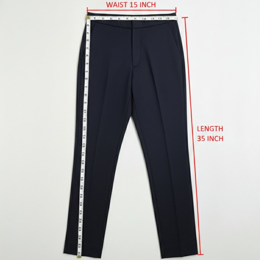 J. Crew Martie Pant in Dark Navy Blue 4 - Picture 3 of 6